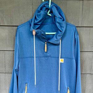 Men's Solid Color Multi Pocket Sweatshirt Hoodie XL NEW